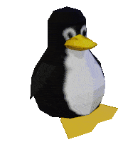 Tux girando kkkk